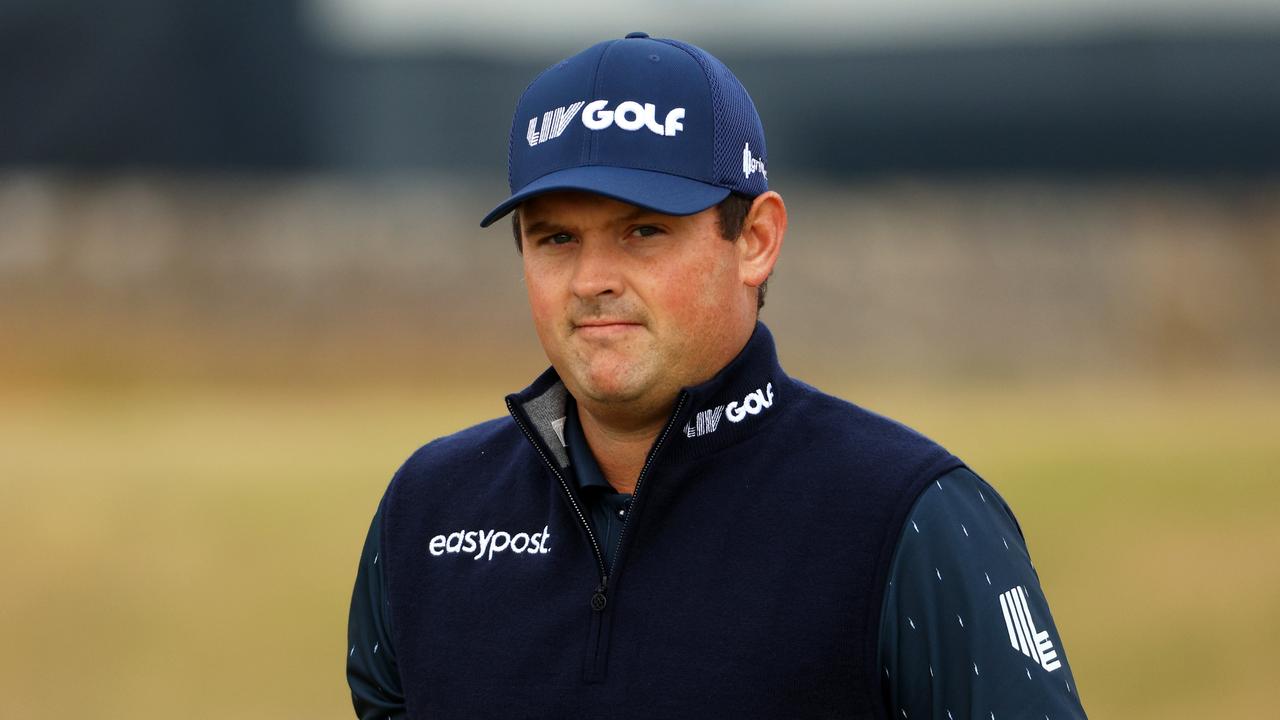 Patrick Reed was not happy. (Photo by Andrew Redington/Getty Images)