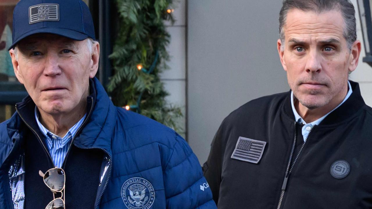 Joe and Hunter Biden. Picture: Mandel Ngan/AFP