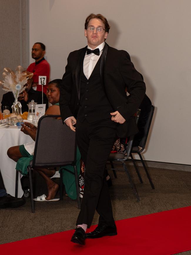 Joshua Valladares at the Year 12 School formals of NT Christian College at Darwin Convention Centre, Darwin. Picture: Pema Tamang Pakhrin.