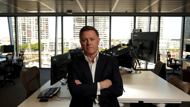 Mark Whelan, head of ANZ Bank's institutional division. Stuart McEvoy/The Australian.