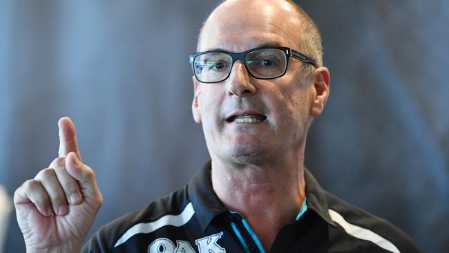 Port Adelaide Chairman David Koch condemned the brawl. Picture: AAP (File)