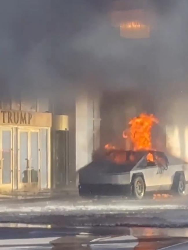 The blast at Trump Tower. Picture: Instagram/Alcides Antunes