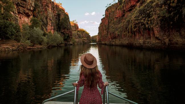 Katherine Gorge in Nitmiluk National Park ... Territorians have been handed a multimillion-dollar incentive to explore their own backyards. Picture: Tourism NT/Emilie Ristevski