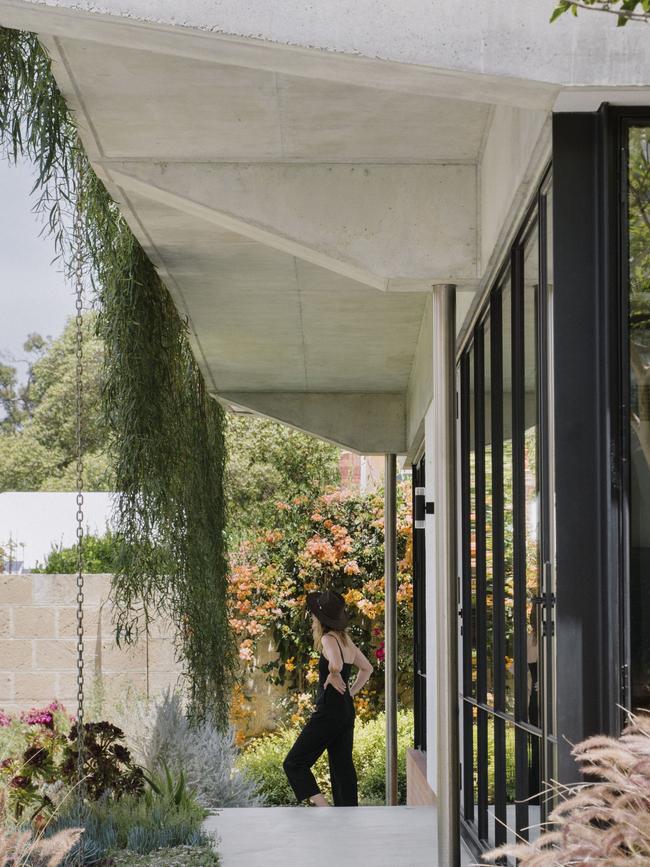 Walking under the cascading <i>Acacia saligna</i>. Picture: Benjamin Hosking