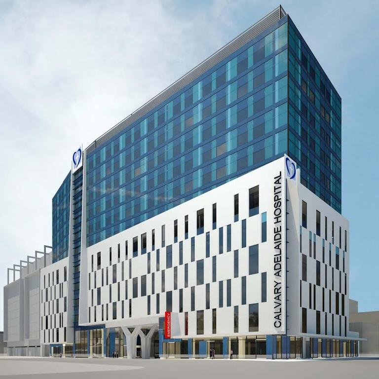 $345 million - Calvary Adelaide Hospital artist’s impression.