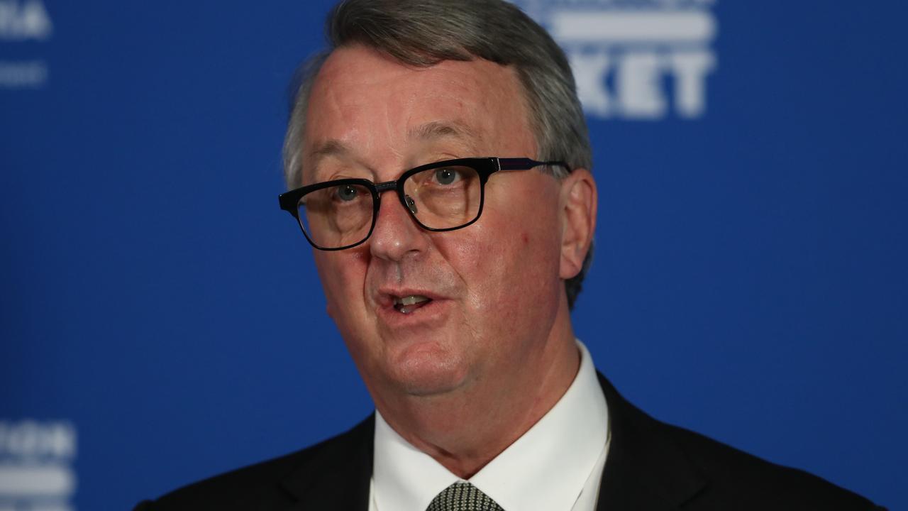 Victorian Health Minister Martin Foley dodged committing to a reopening date. Picture: David Crosling / NCA NewsWire