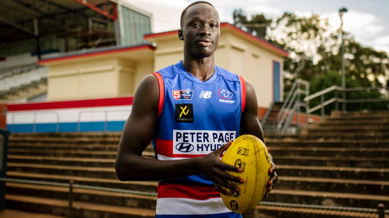 Leek Alleer starred as an intercept defender in the SANFL. Picture: Morgan Sette