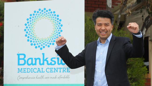 Banksia Medical Centre owner Dr Bernard Shiu. Picture: Alison Wynd