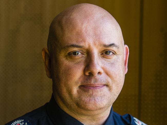 Senior Sergeant Frank Bodor at Victoria Police awards ceremony in Dandenong for current and former members of the Southern Metro Region. Picture: Valeriu Campan