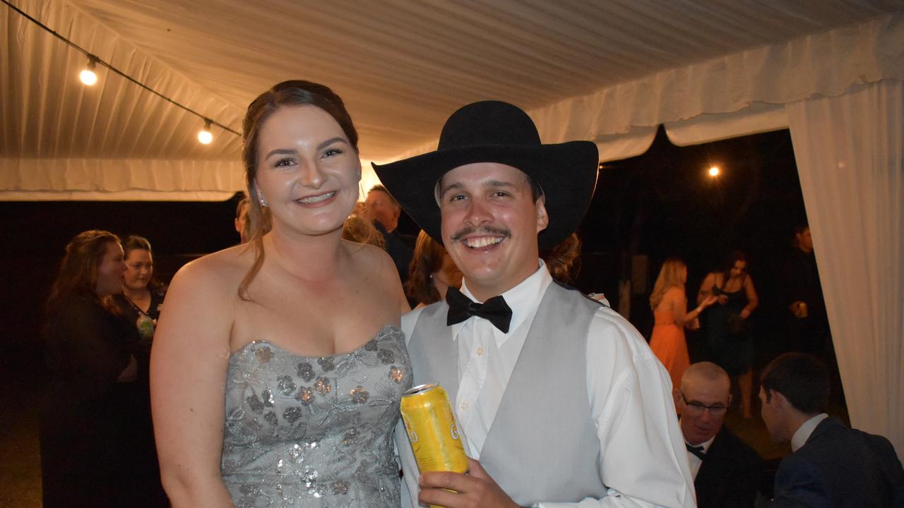 Kaitlyn Watts of Proserpine and Hamish Jensen of Dysart at the 2021 Proserpine Show Ball. Picture: Kirra Grimes.