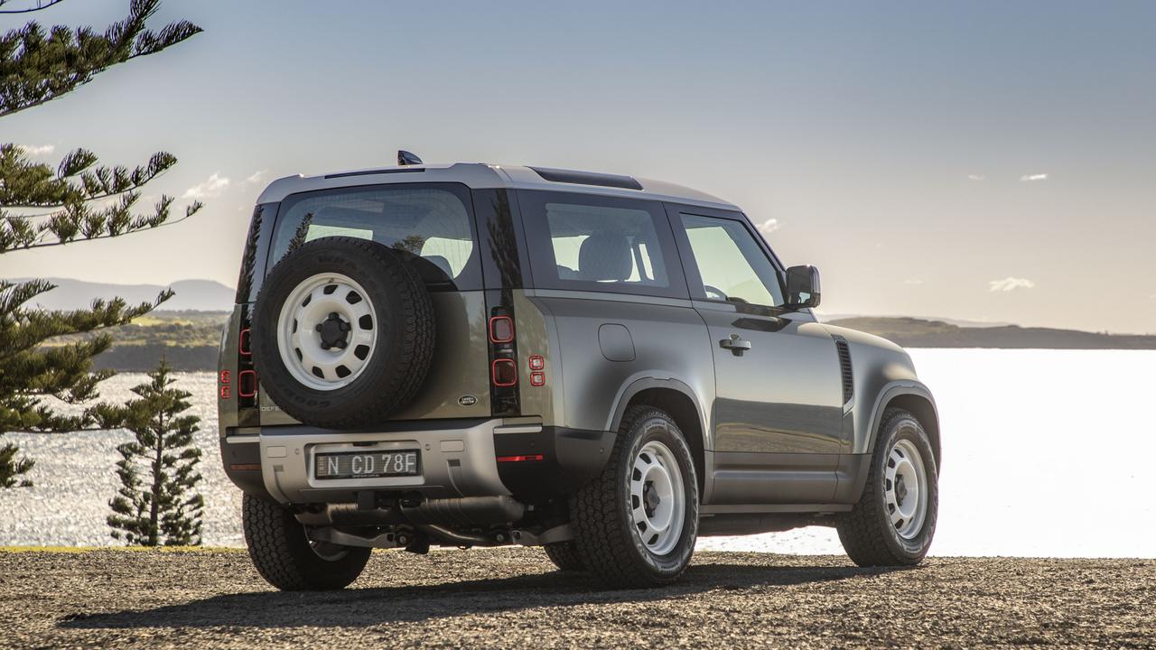 The Land Rover Defender 90 Series has go-anywhere ability and a 3.5-tonne towing capacity.