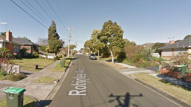 The students were set upon in Robinlee Ave, Burwood East.