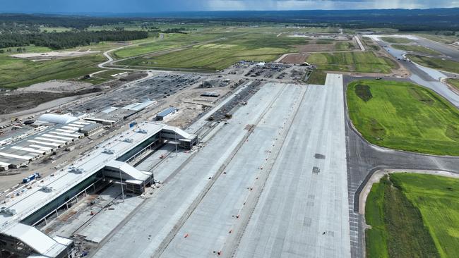 The airport is due to open in just two years’ time.