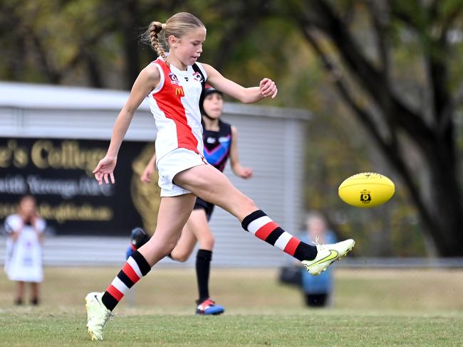 Action from Saturday's McDonaldâ€™s South East Queensland Youth Grand Finals played at Yeronga AFC. 2 September 2023. Picture, John Gass
