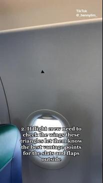 'Secret' meaning behind tiny triangle on plane revealed