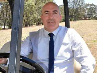 FAIRWAY TO GO: Recently appointed Grafton District Golf Club chief executive officer Peter Mitchell is ready to move ahead with plans after Clarence Valley Council approved the DA to allow the sale of the former 10th and 11th holes to aged care developer Signature Care. Picture: Bill North