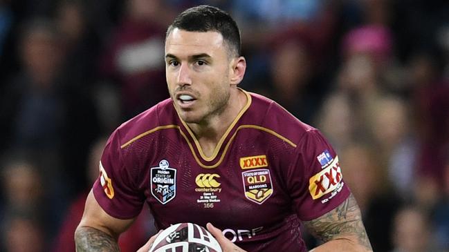 Darius Boyd of the Queensland Maroons in action during Game one of the State of Origin series against the NSW Blues at Suncorp Stadium in Brisbane, Wednesday, May 31, 2017. (AAP Image/Dan Peled) NO ARCHIVING, EDITORIAL USE ONLY