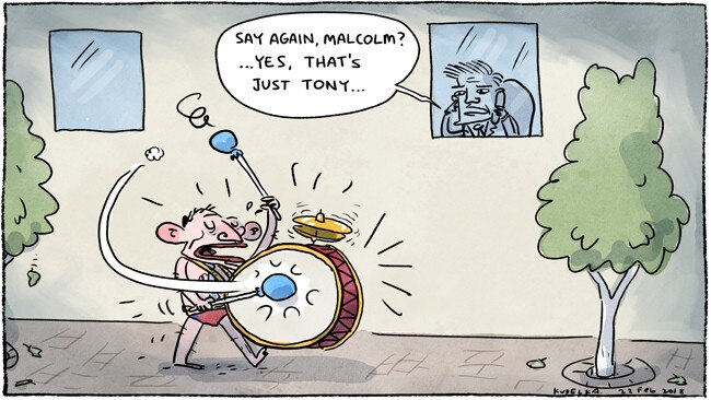 Jon Kudelka Letters cartoon dor 22-02-18Version:  (650x366)COPYRIGHT: The Australian's artists each have different copyright agreements in place regarding re-use of their work in other publications.Please seek advice from the artists themselves or the Managing Editor of The Australian regarding re-use.