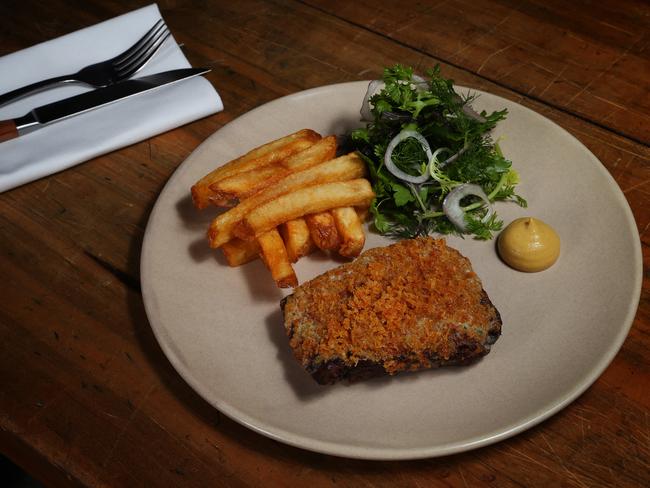 Steak frites and roquefort butter. Picture: Rebecca Michael