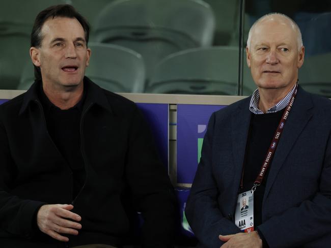 Andrew Dillon and Richard Goyder. Picture: Michael Klein