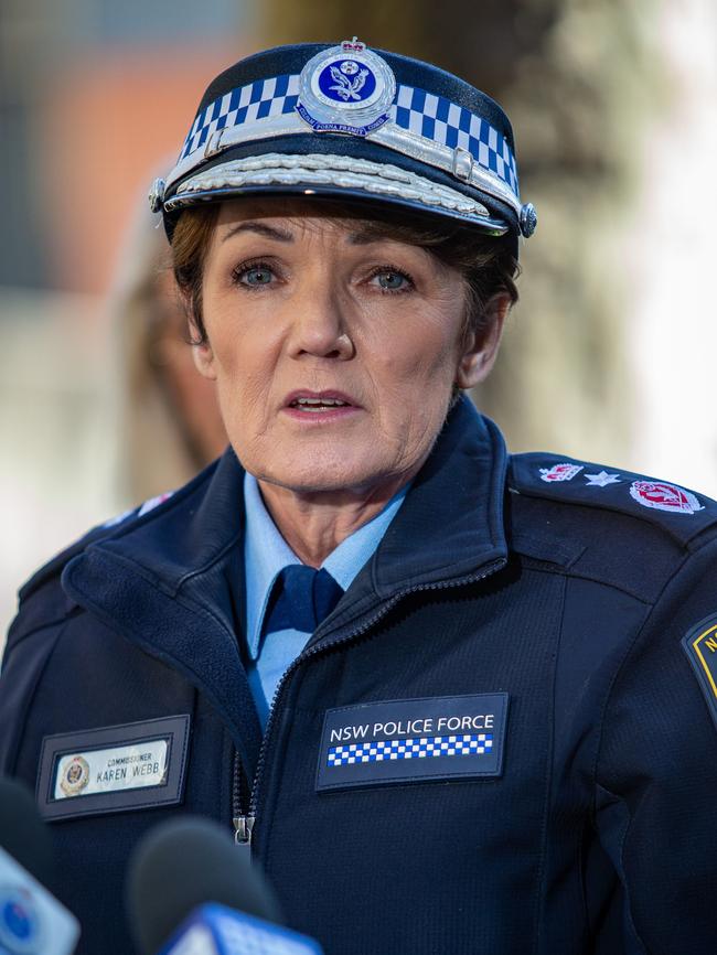 NSW Police Commissioner Karen Webb takes home more than $600,000 Picture: NCA NewsWire / Christian Gilles