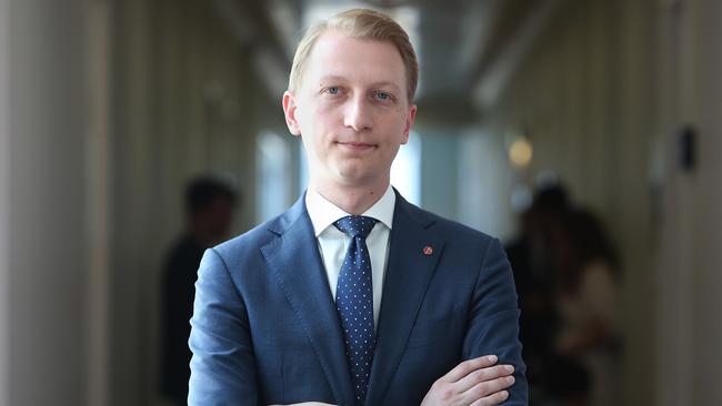 Senator James Paterson, the chairman of the parliamentary joint committee on intelligence and security. Picture: Kym Smith