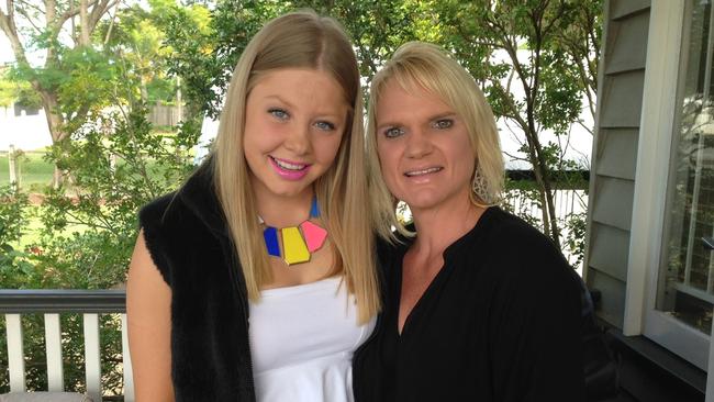 Zoe McGinty, who died suddenly in September after she contracted meningococcal disease (W strain), with her mum Kirsten McGinty.