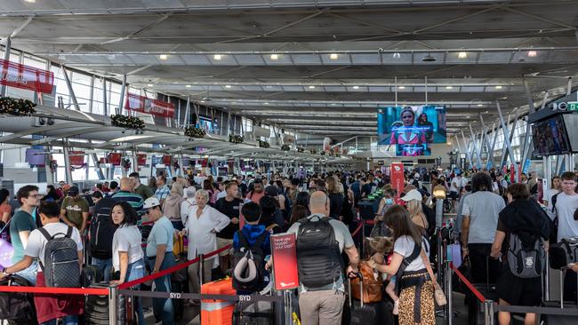 Airports said passengers should not endure same pressure points as seen last Christmas. Picture: NCA NewsWire/ Seb Haggett