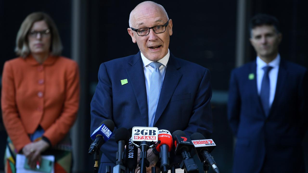 NSW Minister for Finance and Small Business Damien Tudehope said the nation would need ‘every tradie with us’ for the COVID-19 recovery process. Picture: Joel Carrett/AAP