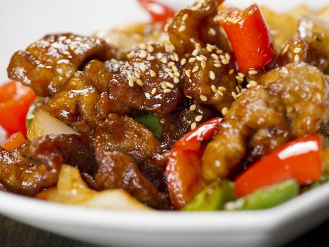 Classic sweet and sour pork.