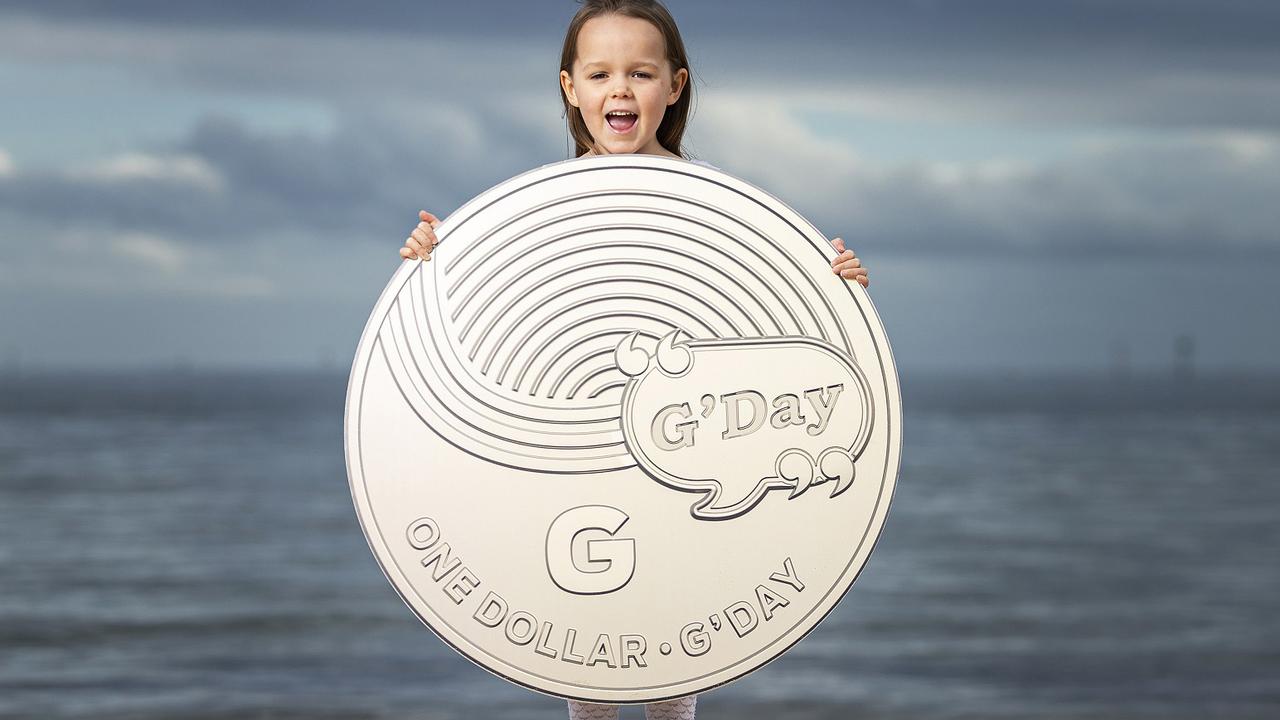 There are 26 $1 Australiana coins to collect, such as G for ‘G’Day’. Picture: Daniel Pockett/Getty Images.