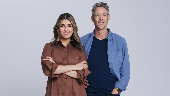 Sharnelle Vella and Bob Murphy will host ABC radio Melbourne breakfast in 2025. Picture: Supplied/ABC