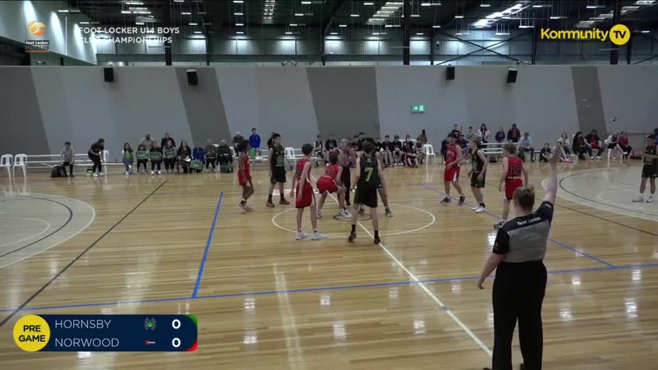 Replay: Hornsby Ku Ring Gai v Norwood Flames (Boys C) - 2024 Basketball Australia U14 Club Championships Day 3