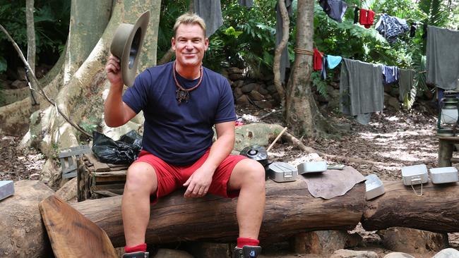 Shane Warne on 'I'm A Celebrity .. Get Me Out Of Here. Picture: Nigel Wright / Channel Ten