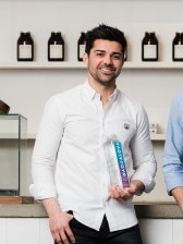 Garrett Jandegian co-founded the water brand Aqualove.