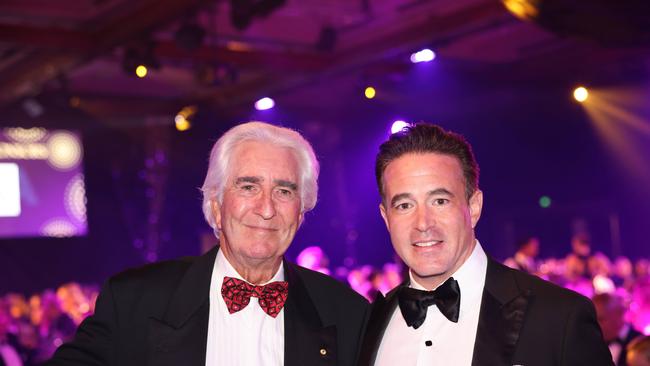 John Menzies and Clark Kirby at the Gold Coast Business Excellence Awards Gala 2023 at The Star Gold Coast. Picture: Portia Large