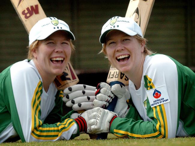 Twins Alex Blackwell and Kate Blackwell both played competitive cricket.