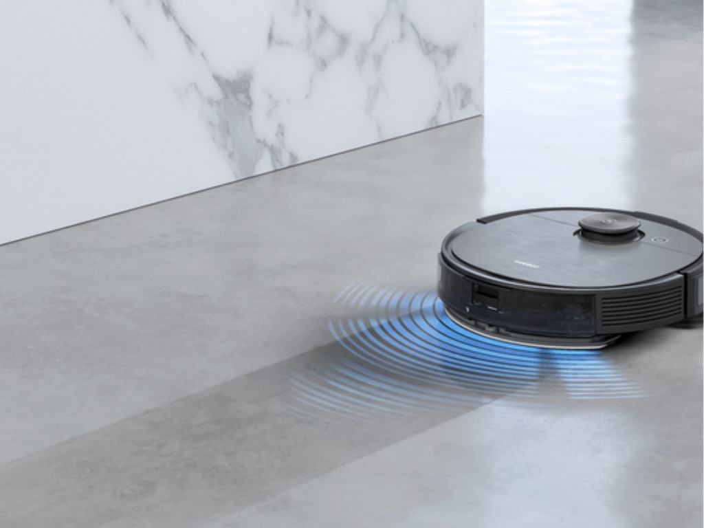 Ecovacs DEEBOT OZMO T8 AIVI Robot Vacuum Cleaner. Picture: Godfreys.