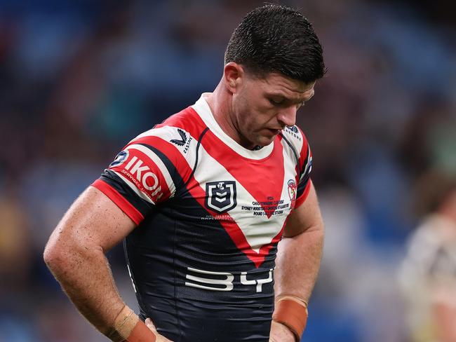 Chad Townsend didn’t set the world alight on his Roosters debut. Picture: Cameron Spencer/Getty Images