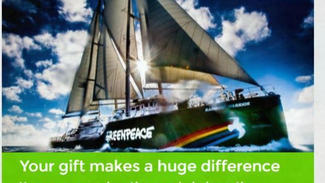 Greenpeace fundraising campaign.