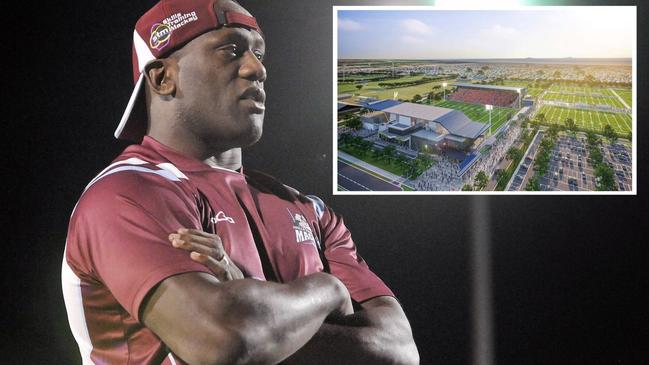 Foot legend Wendell Sailor has backed an ambition plan for an $80m sports mecca in South Mackay.