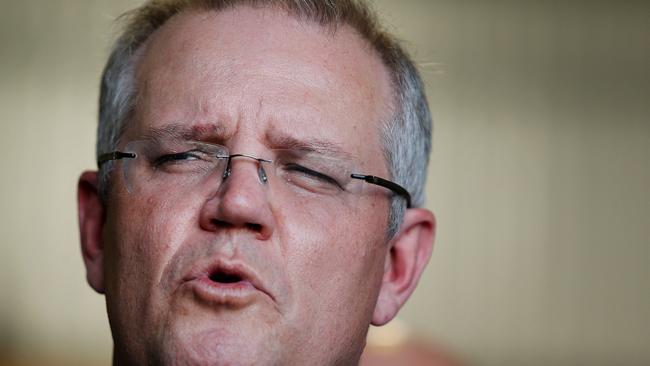 Treasurer Scott Morrison will hope Australia can keep our AAA credit rating after he delivers a midyear Budget review. Picture: Jack Tran