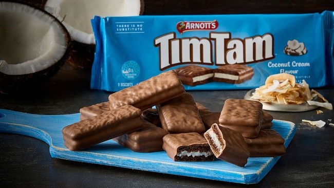 Tim Tam has released a new coconut cream flavour.