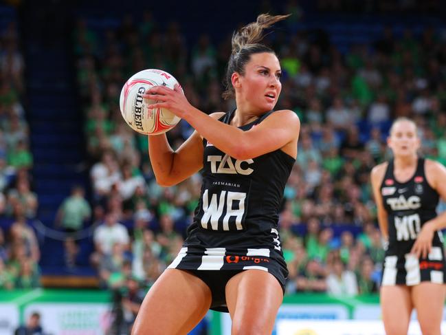 Kelsey Browne in action for the Magpies last year. Picture: Getty Images