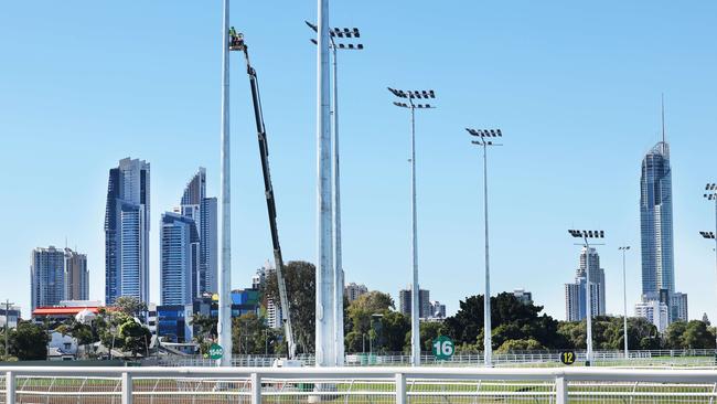 The first meeting under lights will be run at the Gold Coast on December 20. Picture: Glenn Hampson