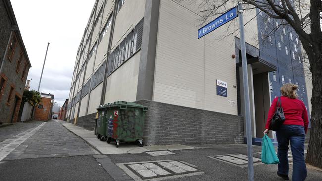 Chloe was set upon from behind and pulled into Browns Lane in North Melbourne while walking home.