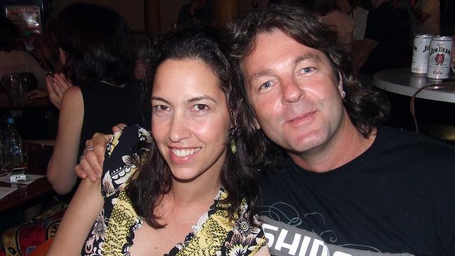 Paul Crooks and Bronwyn Harm from Coolum Beach at That one guy concert at Joe’s Waterhole in 2008.