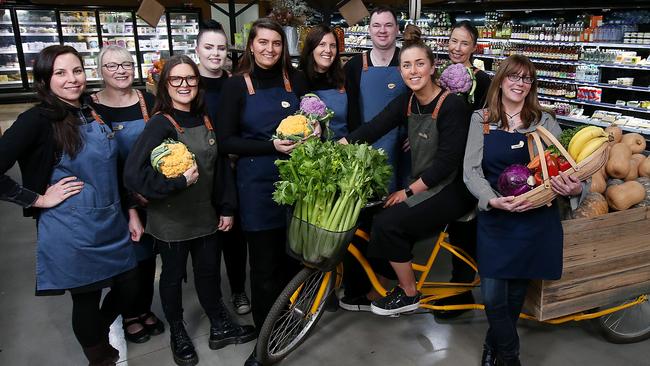 Number 6: Staff at the Good Food Emporium in Narre Warren. Picture: Ian Currie