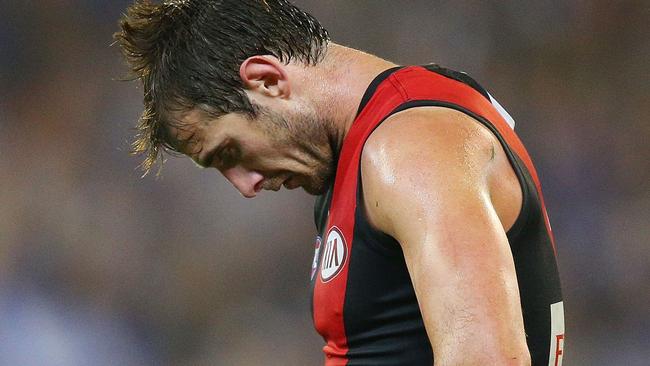 Jobe Watson’s love for the game has been tested. Picture: Getty