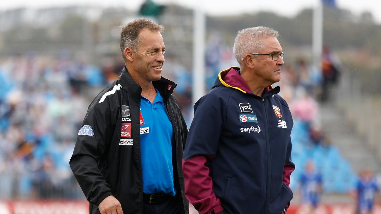 Clarkson is now at North, Fagan is at the Lions. (Photo by Michael Willson/AFL Photos via Getty Images)